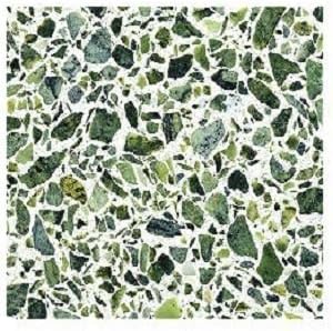 Decorative Concrete Aggregate – Colored Stone for Exposed Aggregate, Epoxy, Terrazzo & Broadcast Concrete Applications - Forest Green Marble 5lb