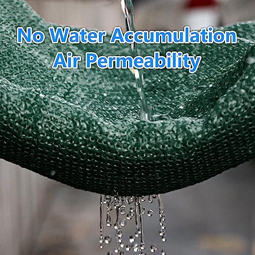 90% Blackish Green Shade Cloth, 6.5 x 10 ft with Reinforced Grommets - Image 4