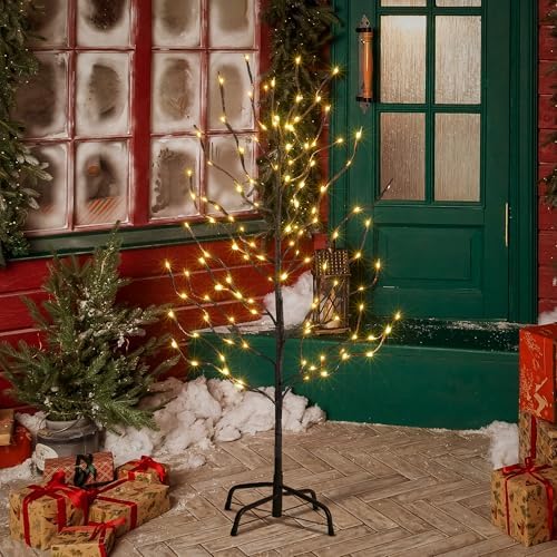 LIGHTSHARE 3FT 112LED Star Light Tree, for Home Festival Party Christmas, Indoor and Outdoor Use, Warm White - Image 2