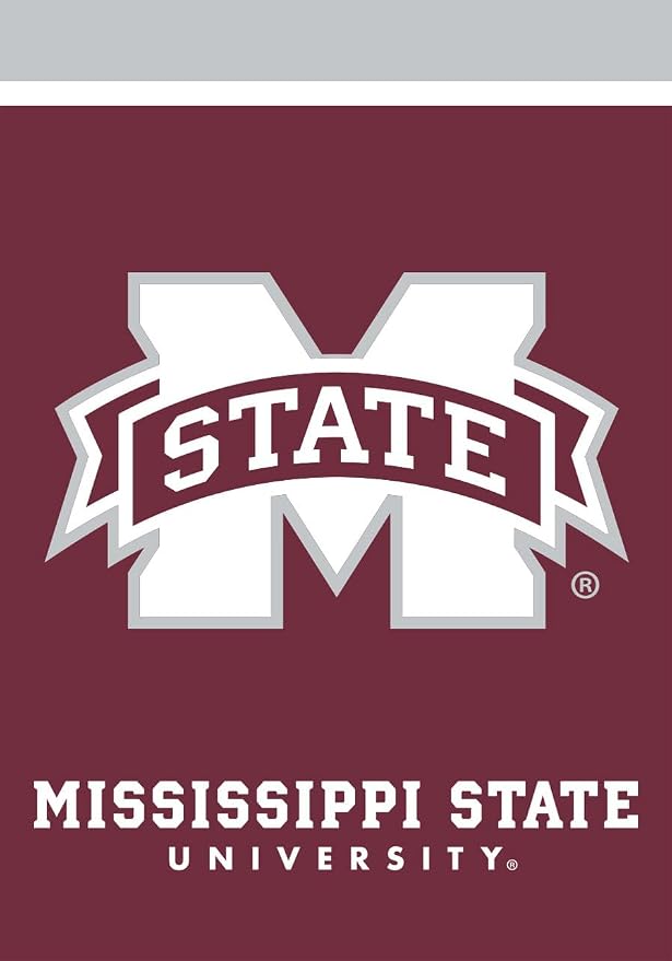 Mississippi State Bulldogs House Flag NCAA Licensed 28" x 40" Briarwood Lane
