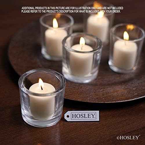 Hosley Set of 30 Unscented Ivory Votive Candles – Bulk Pack, Clean-Burning, Long-Lasting 10-12 Hour Burn Time – Ideal for Weddings, Home Décor, Spa, and Events - Image 3