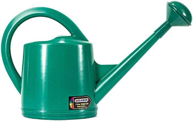 Dramm 7 Liter Plastic Watering Can with Removable Medium Spray Rose