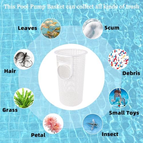 R0480100 Pool Pump Basket for Zodiac Jandy Flopro Fhpm Series Pump | Pump Debris Trap Basket Replacement for Swimming Pool Pump
