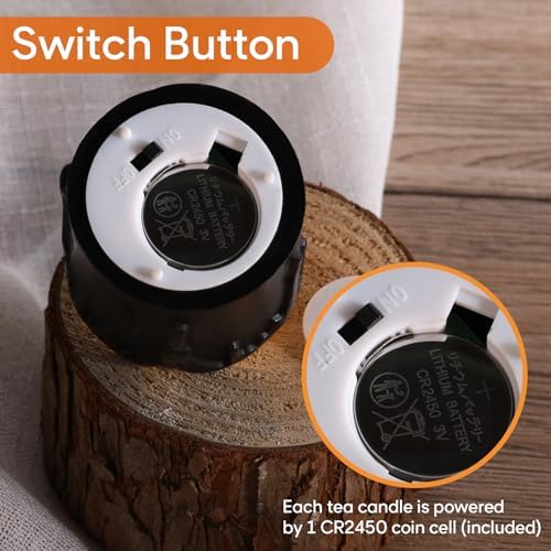 Black Dripping Wax Halloween Flameless Votive Candles with Timer Batteries - Image 4
