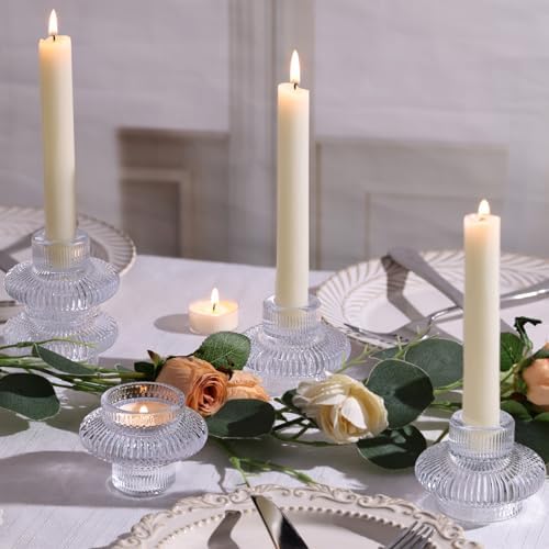 Candle Stick Holder Set of 8, Taper Candle Holders - Image 3