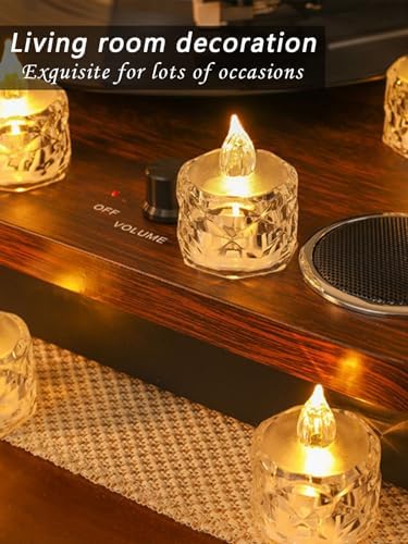 24 Pcs Flameless Votive Candles, Battery Operated - Image 4