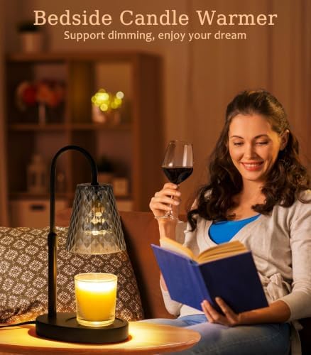 Candle Warmer Lamp with Timer - Electric Candles Wax Warmers Glass Lamps - Image 5