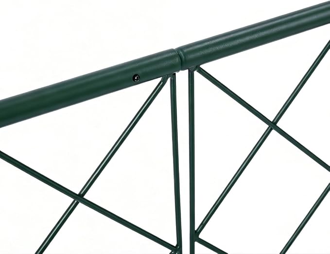 Vego garden Metal 23" x 78" Garden Mounted Wall Trellis 2 Pack for Climbing Plants Flowers Vegetables Planting Arched Outdoor Decoration for Courtyards Lawns Gardens