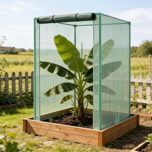 4'x4'x6' Crop Cage Plant Protection Netting Tent | Easy Installment Mesh Tent with Zippers for Vegetables Fruits and Plant | Suitable for Garden Yard and Lawn - Image 5