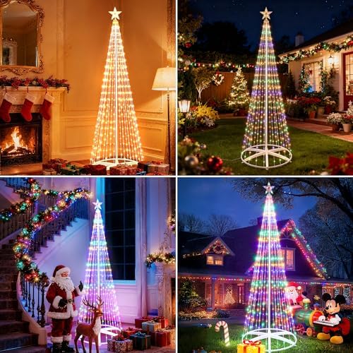 Outdoor Christmas Tree, 9.5FT 478 LED Color Changing Lights - Image 5