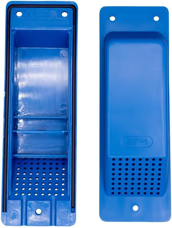 Mytee Products Shipping Container Air Vent - Cross Flow Ventilation for Shipping Container - ABS Plastic Air Vent with Rubber Seal & Water Protection - Shipping Containers Accessories (Blue)