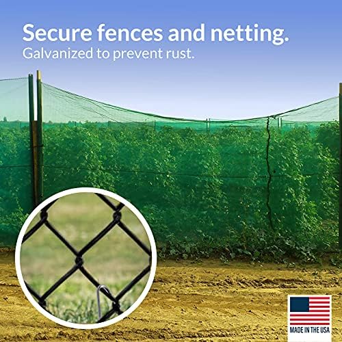 10 Pack Tent Stakes Metal Garden Edging Fence Hooks Pegs Christmas Decoration Stakes Made USA 9 inches Long - Image 6