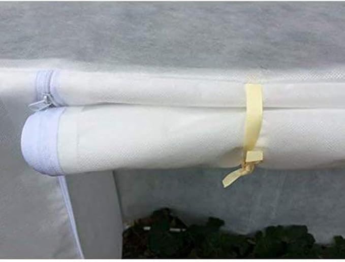 Agfabric Plant Covers Freeze Protection with Zipper 0.9oz 135"x120"x48" Shrub Cover Winter Tree Jacket for Frost Protection&Season Extension,White,4 Pack