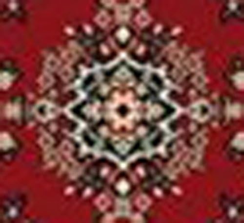 Home Dynamix Premium Sakarya Traditional Medallion Runner Area Rug, Red/Black, 1'9"x7'2"