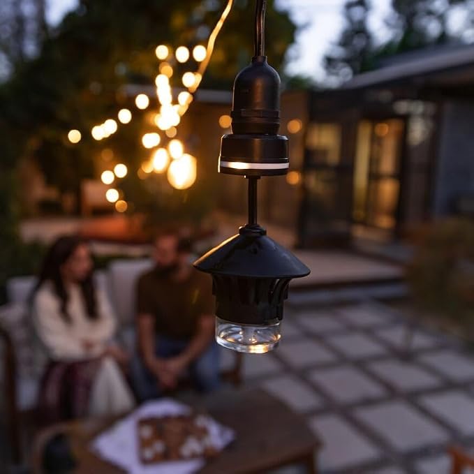 TIKI® BiteFighter® Plug & Repel Mosquito Repellent for Outdoor String Lights Odor-Free, Easy Install, 110 sq. ft. Coverage with 48 Hours of Protection