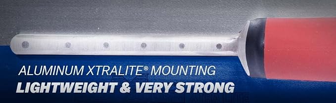 MARSHALLTOWN Fully Rounded Concrete Finishing Trowel, Blue Steel Blade, DuraSoft Handle, 22 x 4, Assembled in USA, MXS22BRD