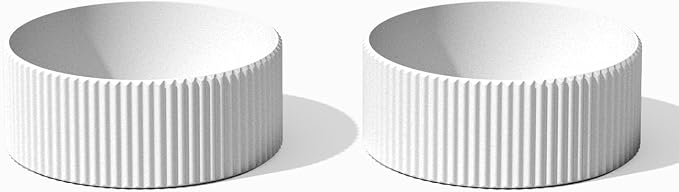 Veradek Mod Series 5" Bowl Planter for Indoor or Outdoor Tabletop/Balcony | Durable Plastic-Stone Composite Material | Modern Décor for Flowers, Succulents, Small Plants