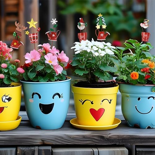 Christmas Decorative Garden Stakes Set 6PCS Waterproof Yard Decor - Image 6