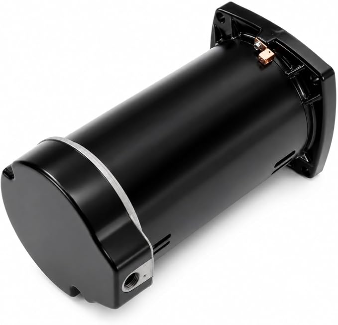 Century HSQ125 Pool Motor 1.25HP 1.25THP 48Y Square Flange 3450RPM 115/230V | Single-speed 1.25 THP square-flange motor. Match total HP and flange shape first. Motor only, no capacitor.