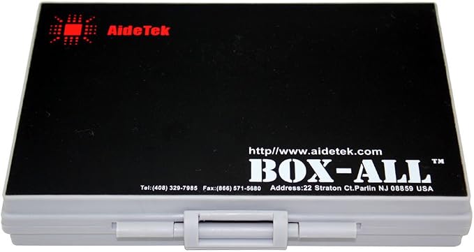 AideTek BOX-ALL 72 empty Enclosure box SMT SMT components Organizer Labels