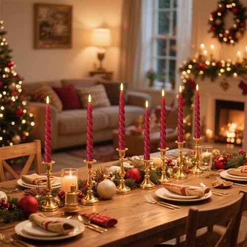 Wondise Flameless Taper Candles with Remote Timer - Image 5