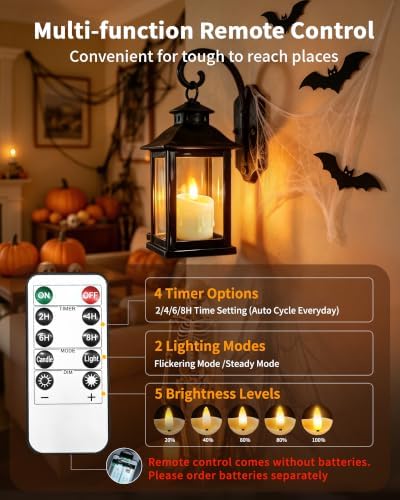 12 Pack Small Rechargeable Flameless Candles with Remote Timer - Image 4