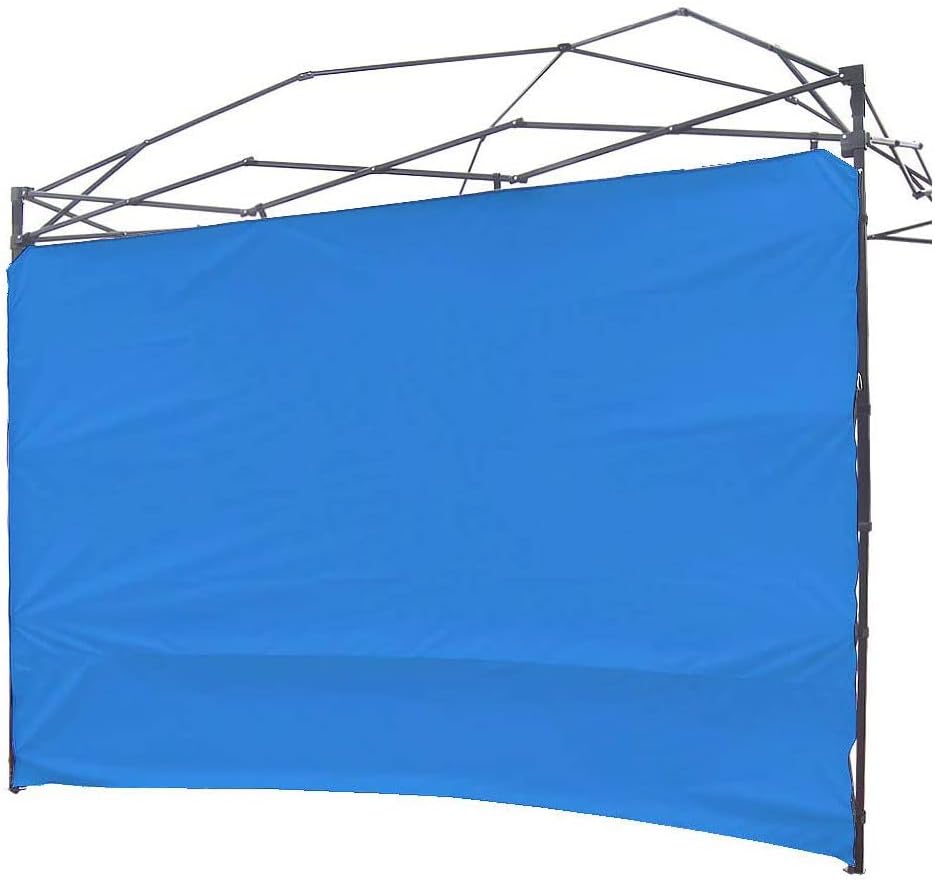 NINAT Canopy Sunwall Sidewall Gazebos Tent Waterproof for 8x8ft Pop up Straight Leg Gazebos Outdoor Instant Canopies 1 Pcs Blue Only by NINAT