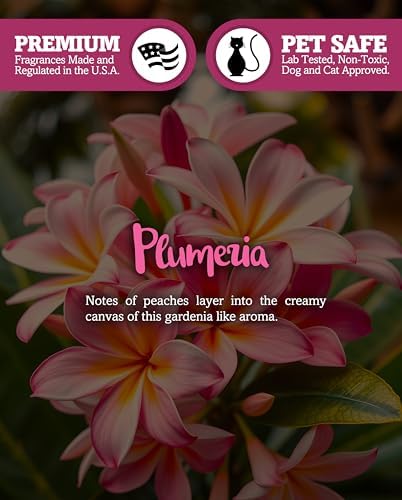 Pure Plumeria Soy Votive Candles - Scented with Natural Fragrance Oils - 6 Pink Natural Votive Candle Refills - Flower & Floral Collection - Image 5