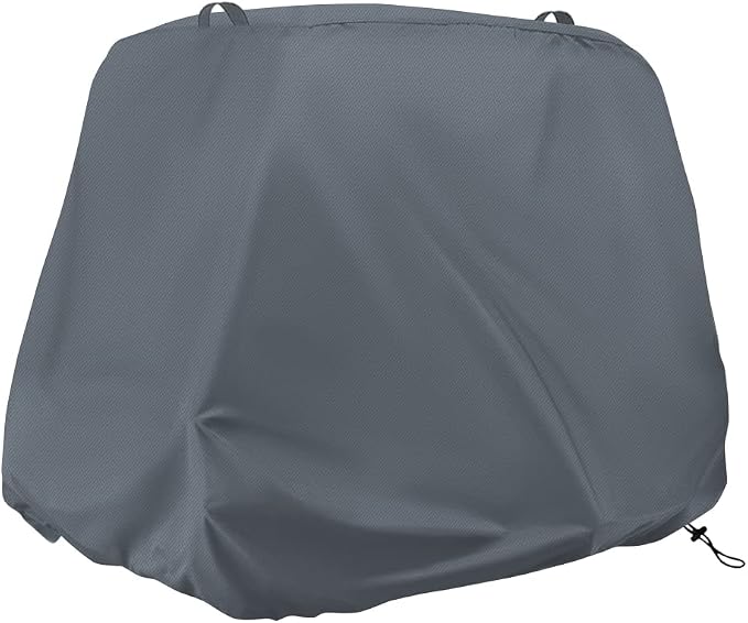 Miter Saw Cover, Waterproof Dust Cover for 10" and 12" Sliding Miter Saws | Gray, Dual Handles, Buckle Secure, Windproof Drawstring, 600D Oxford Fabric, Garage & Workshop Storage, Miter Saw Dust Cover