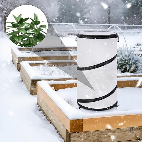 2 Pcs Pop Up Winter Frost Plant Cover, Garden Freeze Protection Tent - Image 5