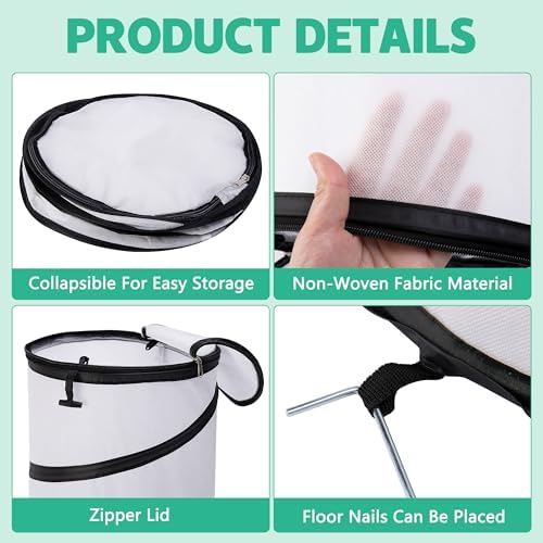 2 Pcs Pop Up Winter Frost Plant Cover, Garden Freeze Protection Tent - Image 3