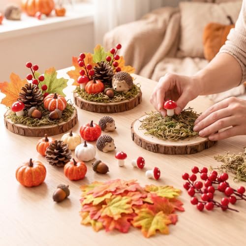 RattanView 6 Sets Fall Thanksgiving Tables Centerpieces, DIY Kit - Image 4