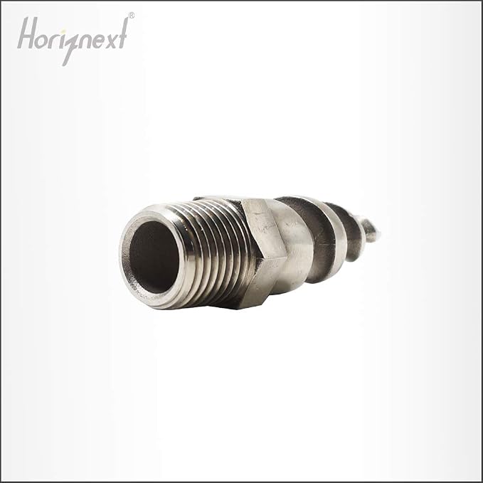 NPT 1/4 spiral aerator lawn, stainless steel 316 hose sprayer nozzle atomizer, for garden, fire proofing, gas and liquid cooling (1 pc)