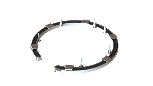 1 Pack - Premium Hevy Duty Drip Irrigation Watering Ring for 1/8" .125 inch Tubing, Halo, Circle, Great for Greenhouse & Commercial Grower Applications (5" Diameter Ring, 1)