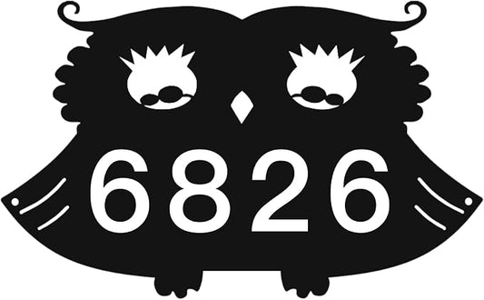 Metal Address Sign for Houses, Wall Mounted House Numbers for Outside, Reflective Home Address Sign For House, Mailbox Decor Numbers, High Visibility Address Plaques for Street, Yard