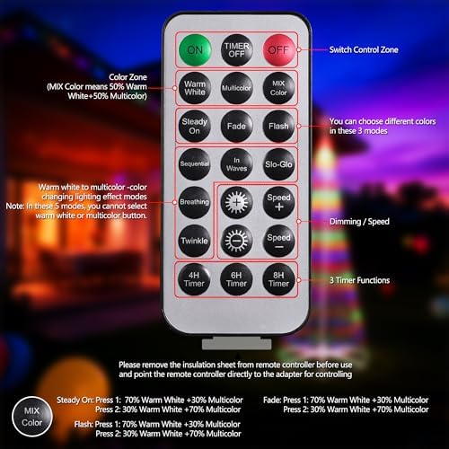 Outdoor Christmas Tree, 9.5FT 478 LED Color Changing Lights - Image 4