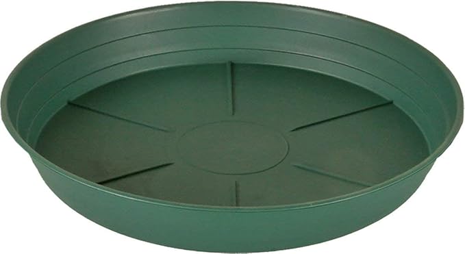 Hydrofarm HGS14P Green Premium Saucer 14", Pack of 10