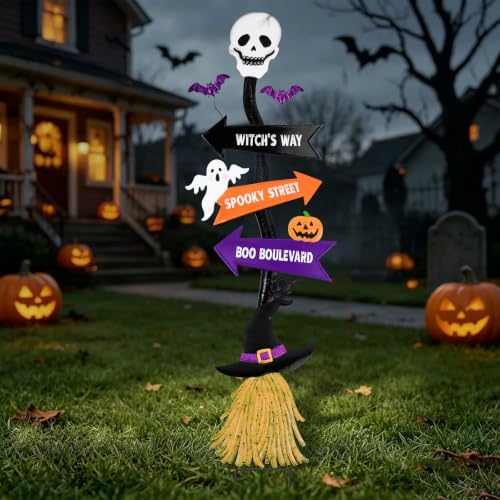 Halloween Yard Stakes Outdoor Decorations, 47.8” Halloween Yard Signs - Image 6