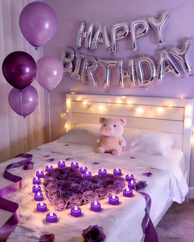 Amagic 24Pack Purple Flameless LED Tea Lights Candles Battery Operated - Image 7