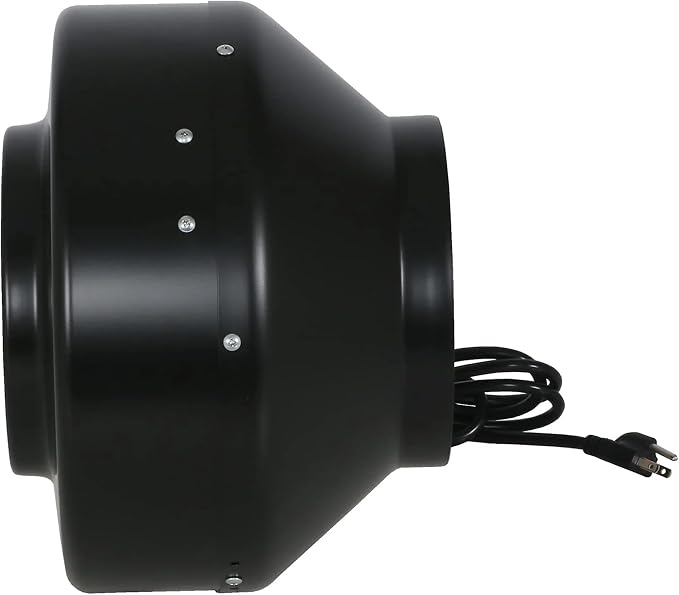 Hurricane Commercial Grade Inline Fan for Phresh & Black Ops Carbon Filters, Ideal-Air Ducting and Clamps and Titan Controls Ventilation Controllers