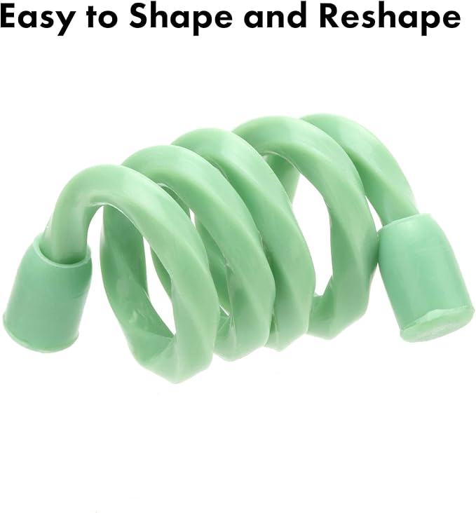 10 PCS 12-Inch Silicone Cable Ties - Reusable Twist Ties Bendable Steel-Core Rubber Cable Ties for Bundling and Holding, All Purpose Cord Tie for Indoor and Outdoor (5 Colors)