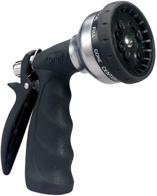 Orbit Ultralight 10-Pattern Turret Pistol Hose Spray Nozzle 58339