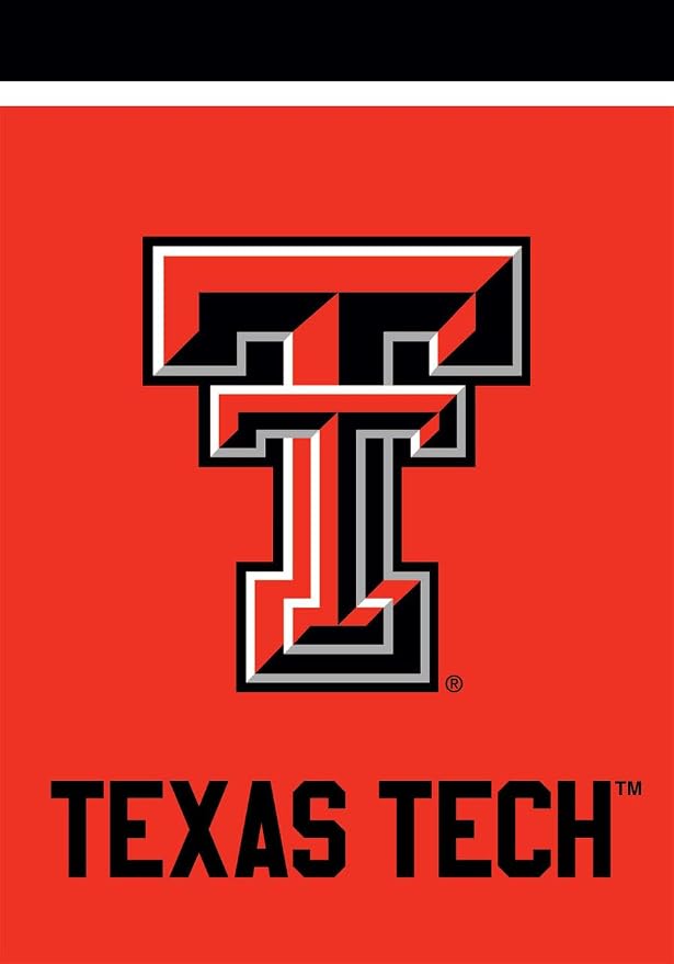 Briarwood Lane House Flag 40x28 For Outdoor Texas Tech Red Raiders NCAA Licensed House Flag