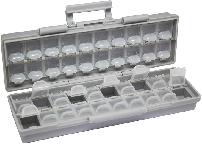 2 units AideTek BOX-ALL 40 Compartments Varied Size Organizer The Flexible Solution for Mixed Small Parts