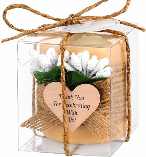 MTLEE 1 Pack Wooden Tealight Candle Holder Kit Guest Gifts, Farmhouse by MTLEE