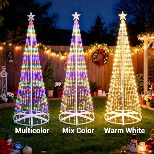 Outdoor Christmas Tree, 9.5FT 478 LED Color Changing Lights - Image 6