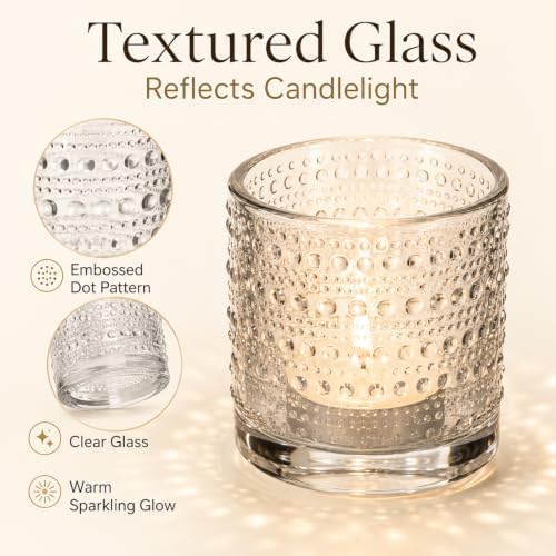 36 Pack Tea Light Candle Holder,2X2.5in Glass Votive Candle Holders - Image 3