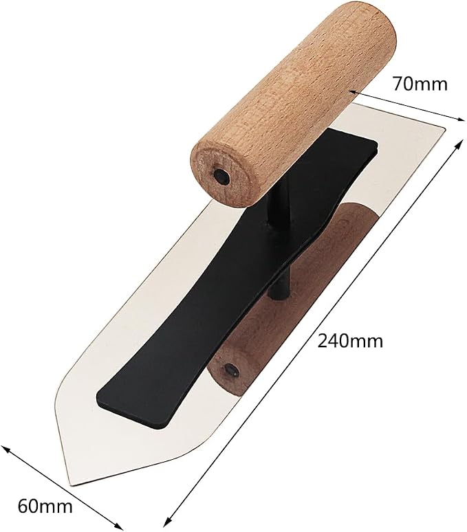 Japanese Venetian Plaster Finishing Trowel Set 4 PC Stainless Steel Art Paint Plastering Hand Tools