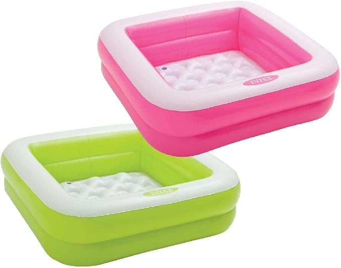 Intex Baby Pool Play Box Pool, Assorted Colours, 86 x 86 x 25 cm