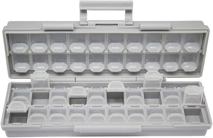 AideTek BOXALL40 40 Compartments w/lids Enclosure surface mount components assorted resistor capacitor